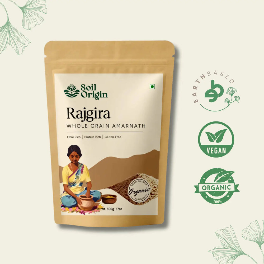 Rajgira (Amaranth) - Whole Grain | Pack of 2 | Soil Origin - EarthBased