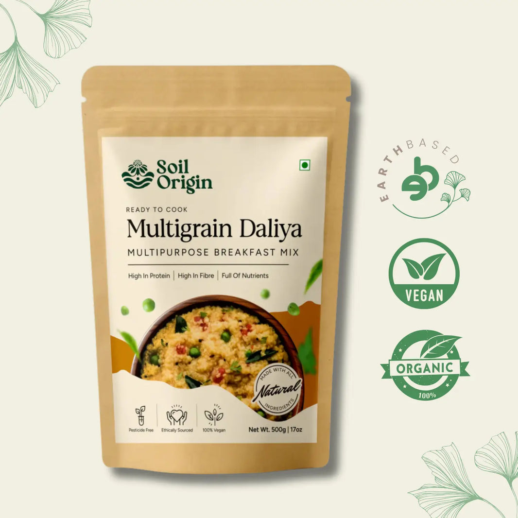 Multigrain Daliya | Pack of 2 | Soil Origin - EarthBased