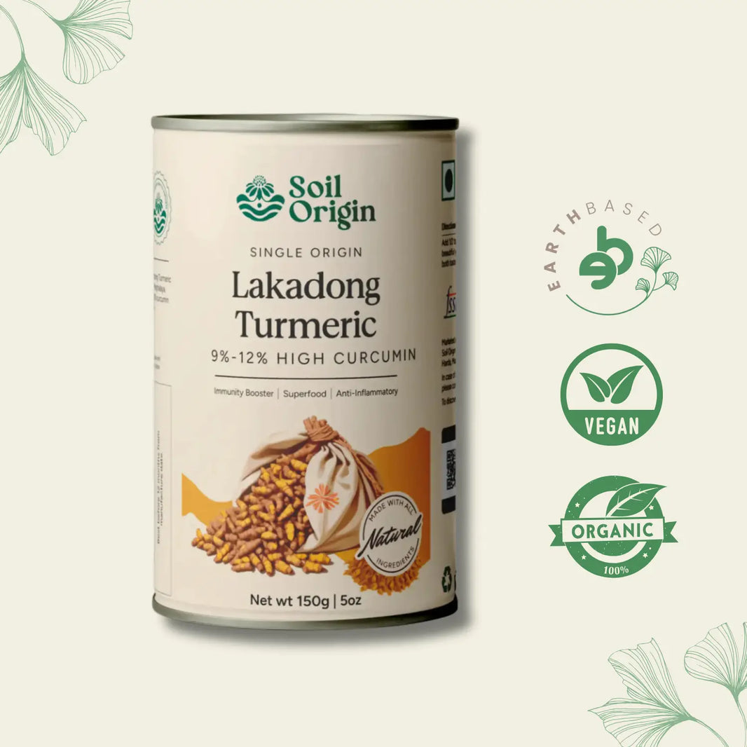Single Origin Lakadong Turmeric Powder - EarthBased