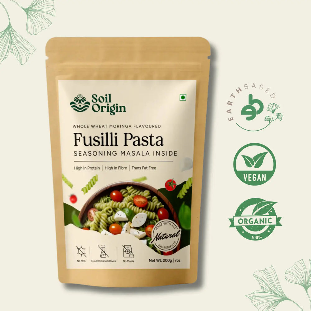 Moringa Wheat Pasta(Seasoning Masala Inside) - EarthBased