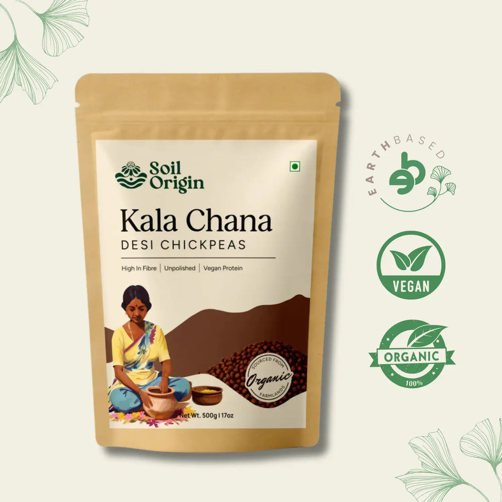 Black Chana (Desi Chana) | Pack of 3 - EarthBased