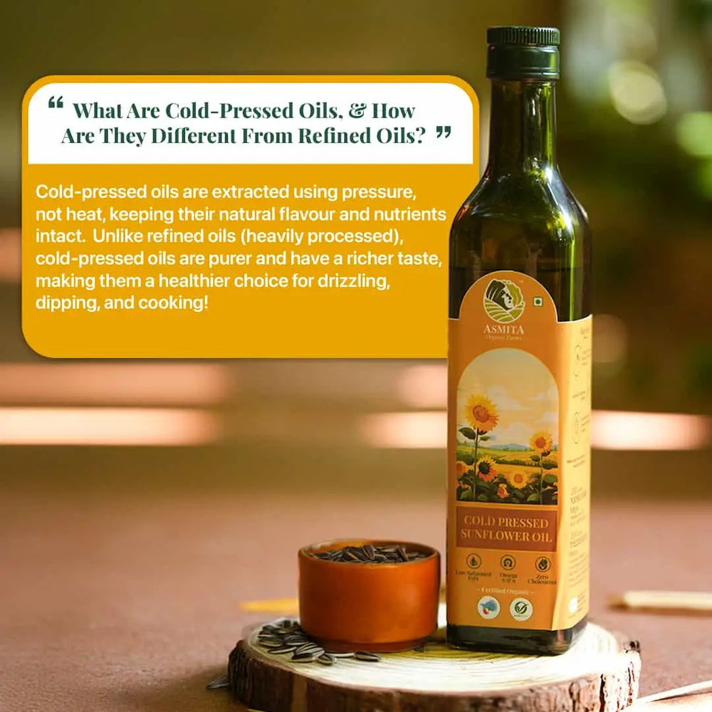 Organic Cold Pressed Sunflower Oil - EarthBased