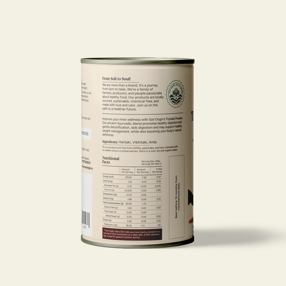 Triphala Powder | Soil Origin - EarthBased