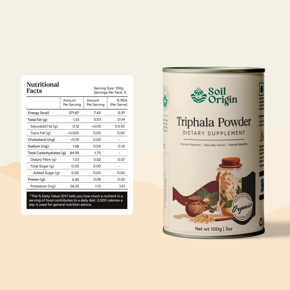 Triphala Powder | Soil Origin - EarthBased