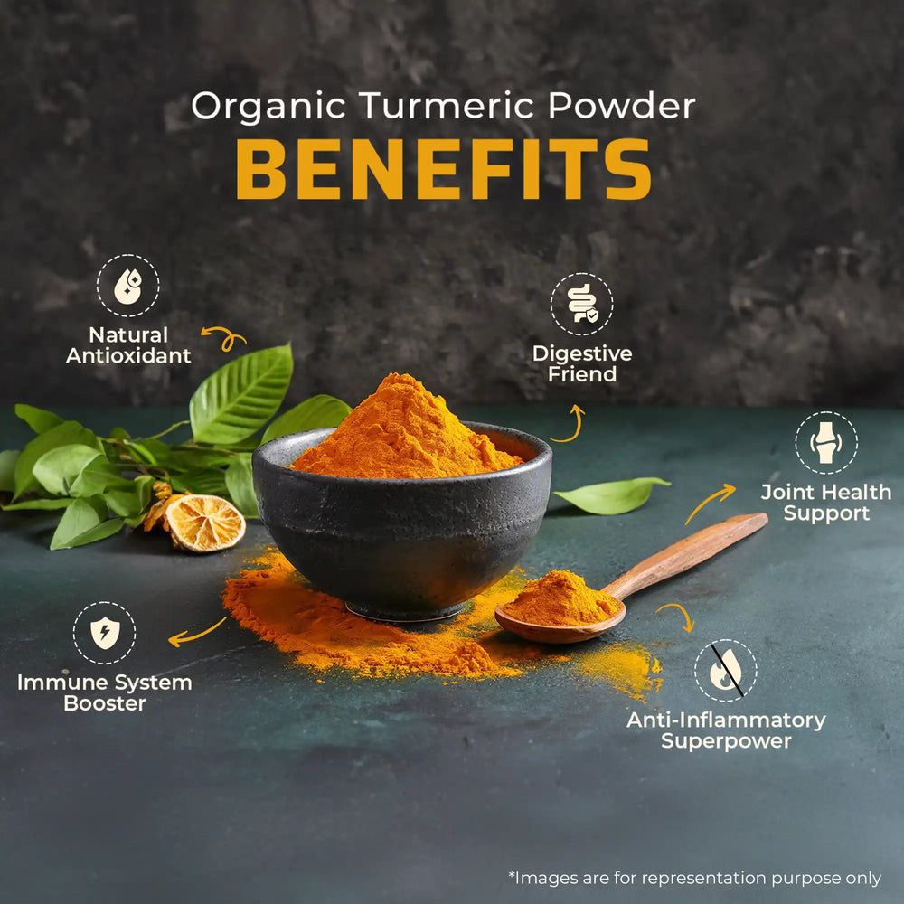 Organic Turmeric Powder | Haldi - 100g | Pack of 3 - EarthBased