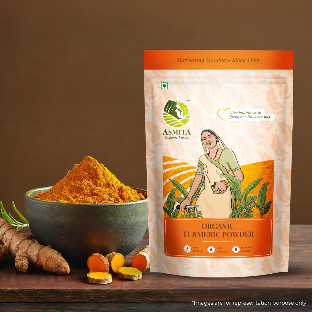 Organic Turmeric Powder | Haldi - 100g | Pack of 3 - EarthBased