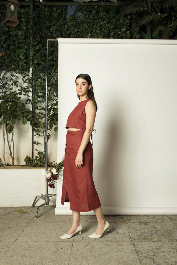 Draped Wrap-Around Skirt - EarthBased