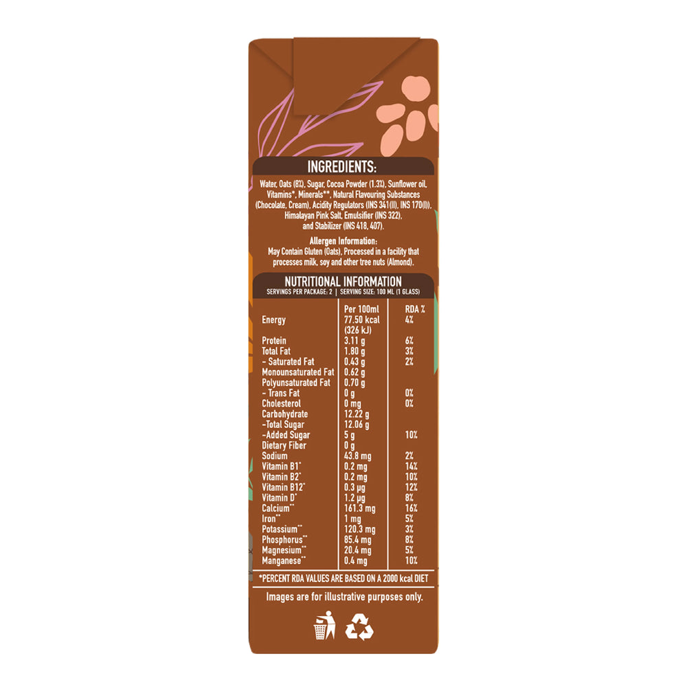 Oats Shake | Belgian Chocolate by Only Earth - EarthBased