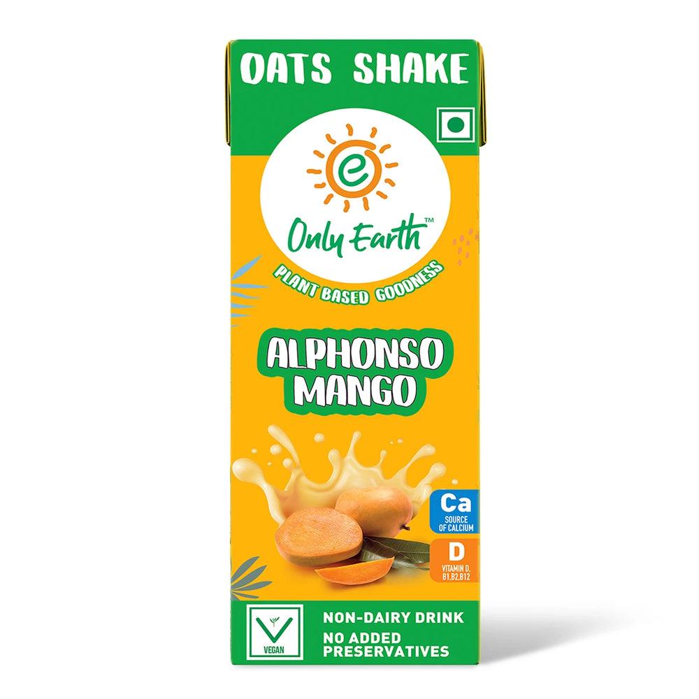 Oats Shake | Alphonso Mango by Only Earth - EarthBased