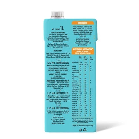 Almond Drink 1 Litre by Only Earth - EarthBased