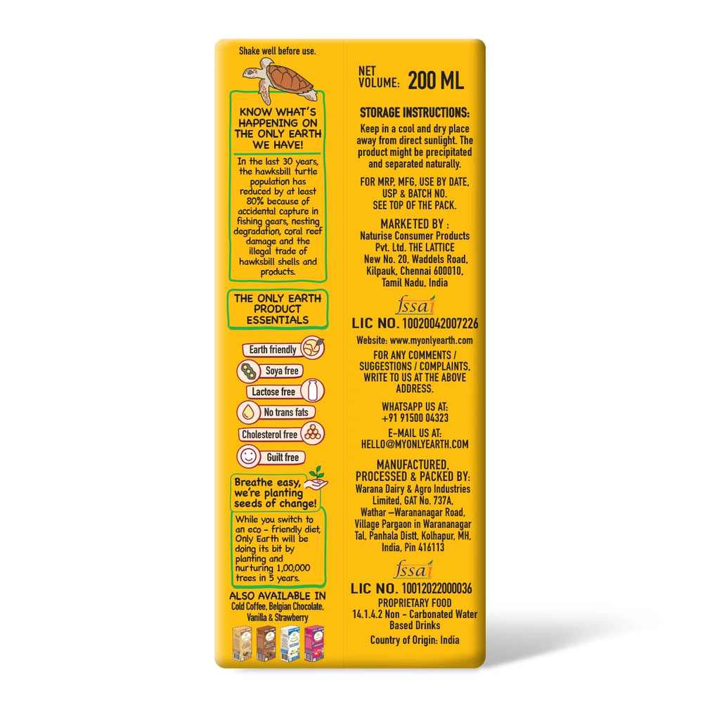 Oats Shake | Alphonso Mango by Only Earth - EarthBased