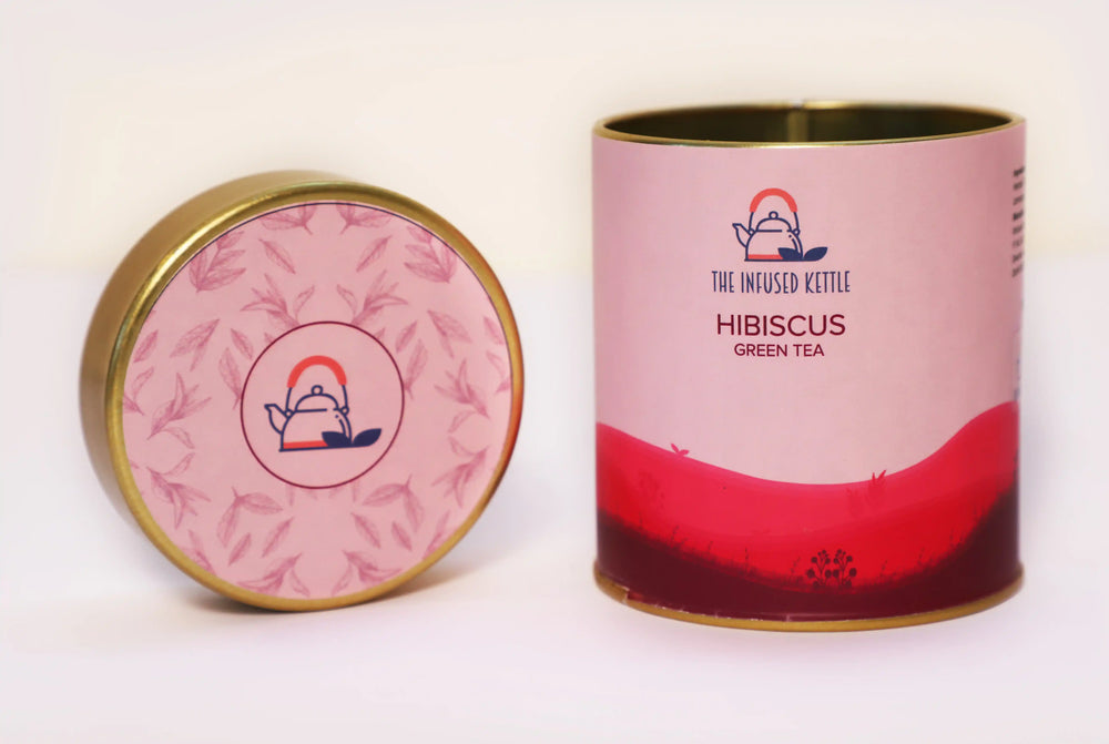 The Infused Kettle Hibiscus Green Tea - EarthBased