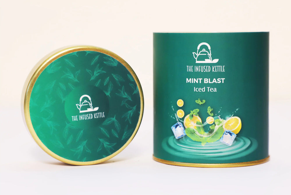 Iced Mint Blast Green Tea | The Infused Kettle - EarthBased