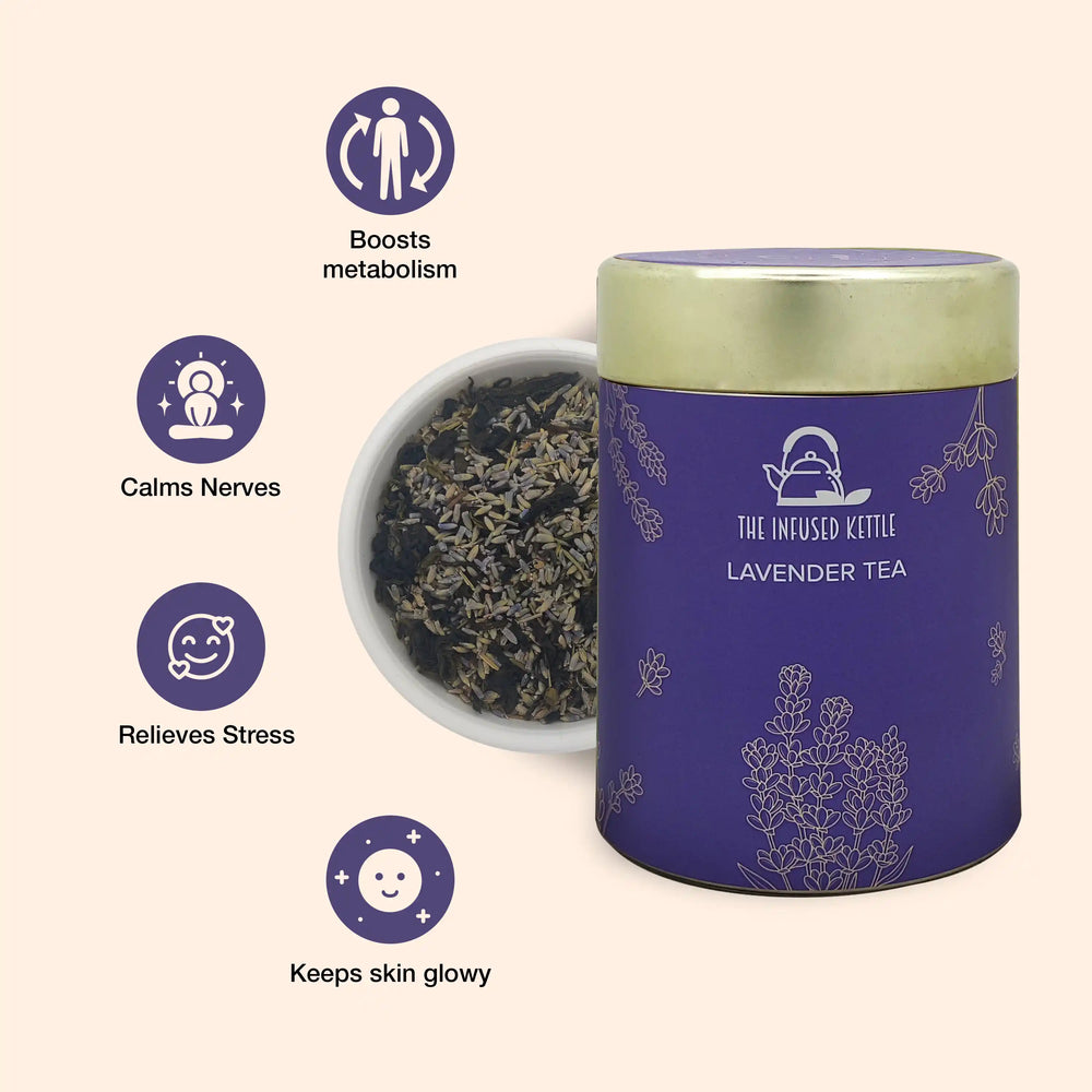 The Infused Kettle Lavender Green Tea - EarthBased