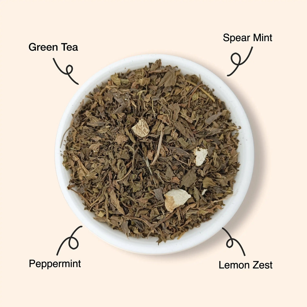 Iced Mint Blast Green Tea | The Infused Kettle - EarthBased