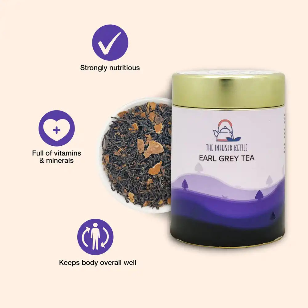 The Infused Kettle Earl Grey Black Tea - EarthBased