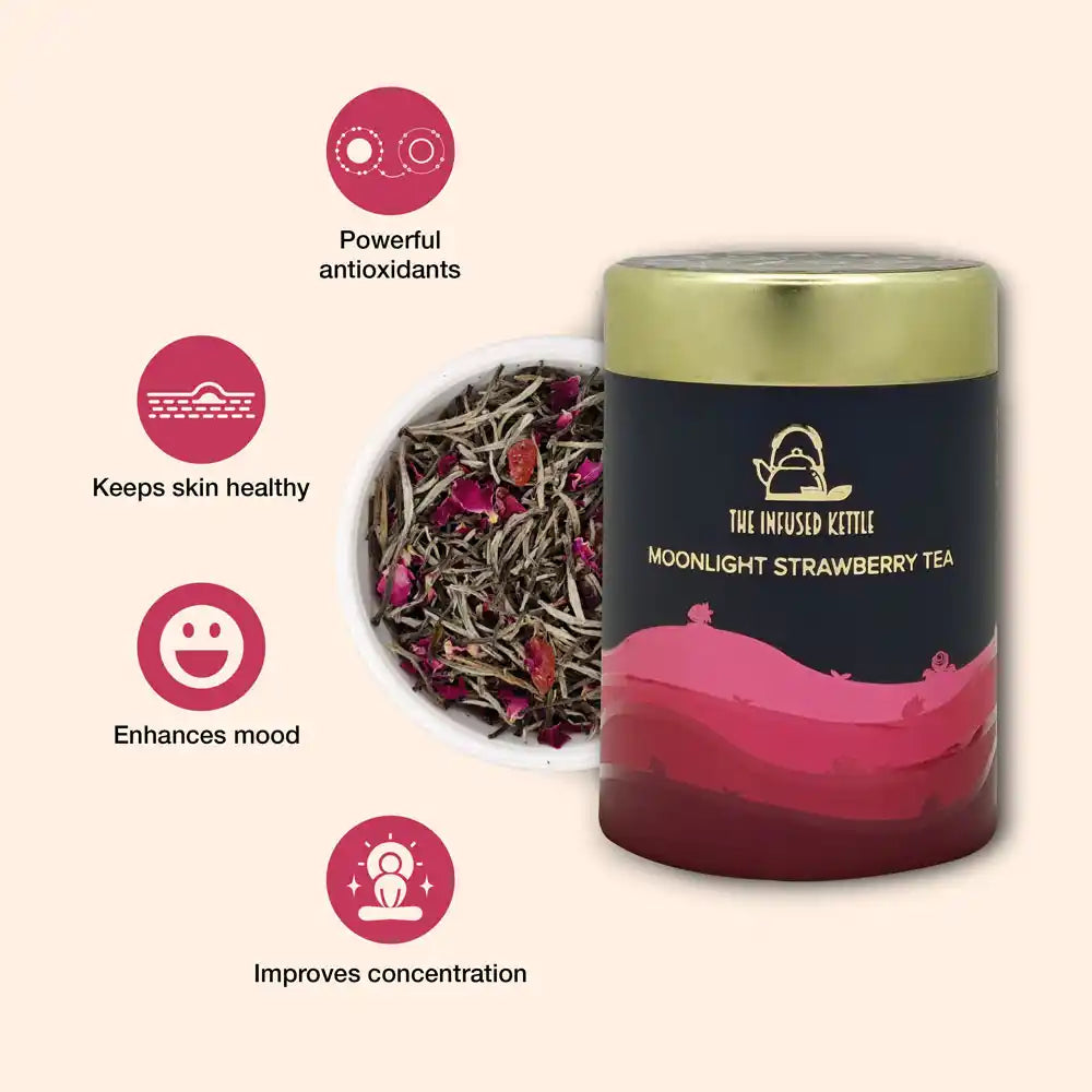 The Infused Kettle Premium Moonlight Strawberry Tea - EarthBased