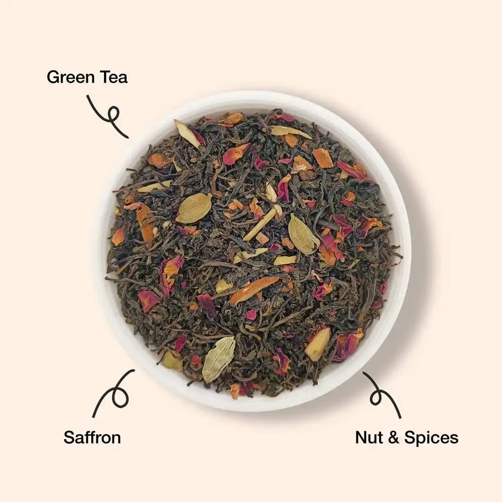 The Infused Kettle Kahwa Green Tea - EarthBased
