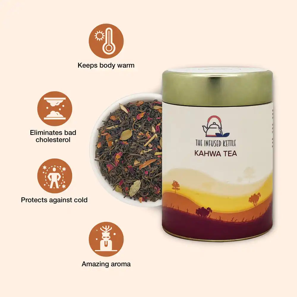 The Infused Kettle Kahwa Green Tea - EarthBased