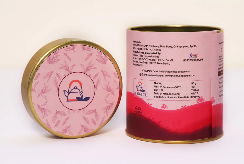 The Infused Kettle Hibiscus Green Tea - EarthBased