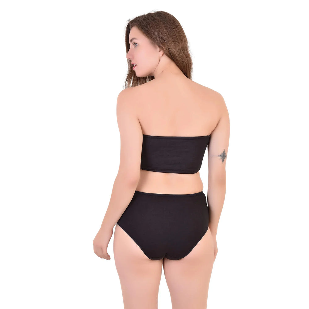Bamboo Fabric Tube Top | Black - EarthBased