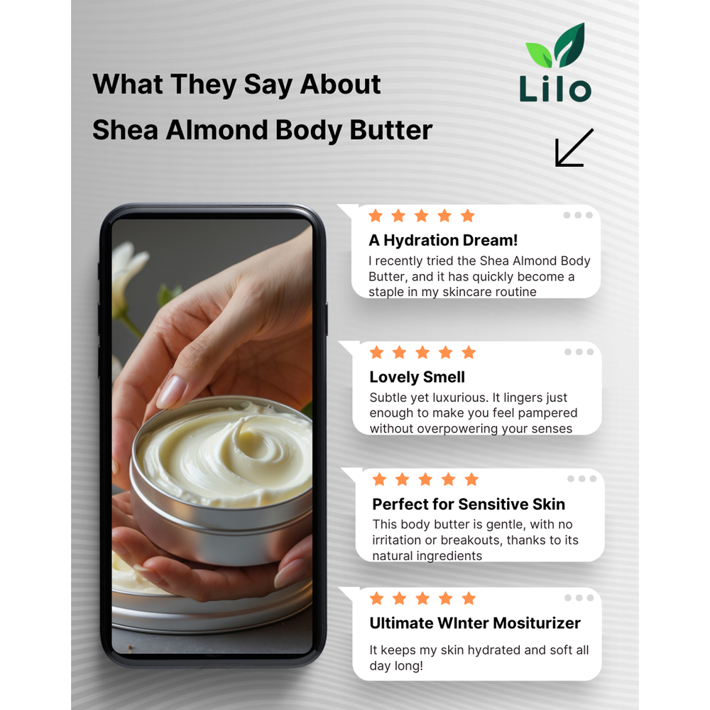 Shea Almond Whipped Body Butter - EarthBased
