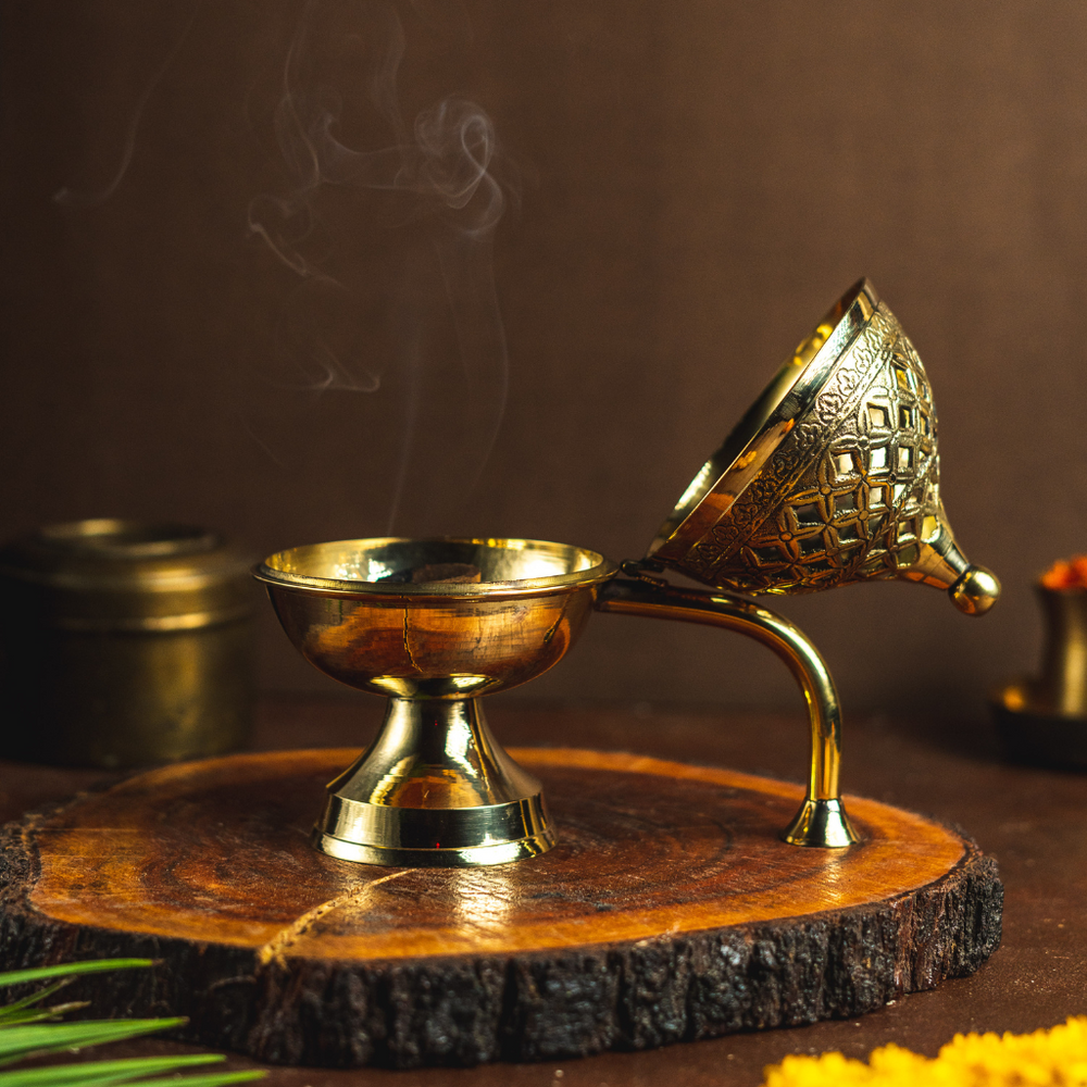 Brass Dhooni | Dhooni | Gulessence - Gulessence