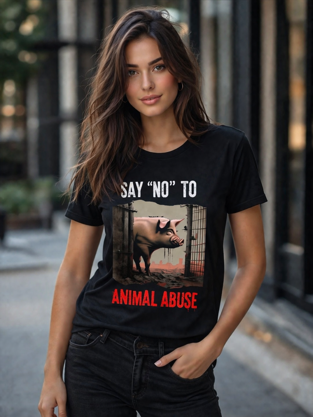 Say NO to animal abuse — Earthbased, view 4