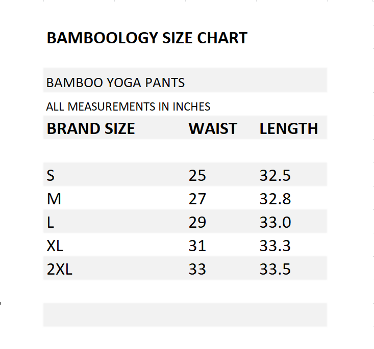 Bamboo Fabric Yoga Pant | Clean - EarthBased