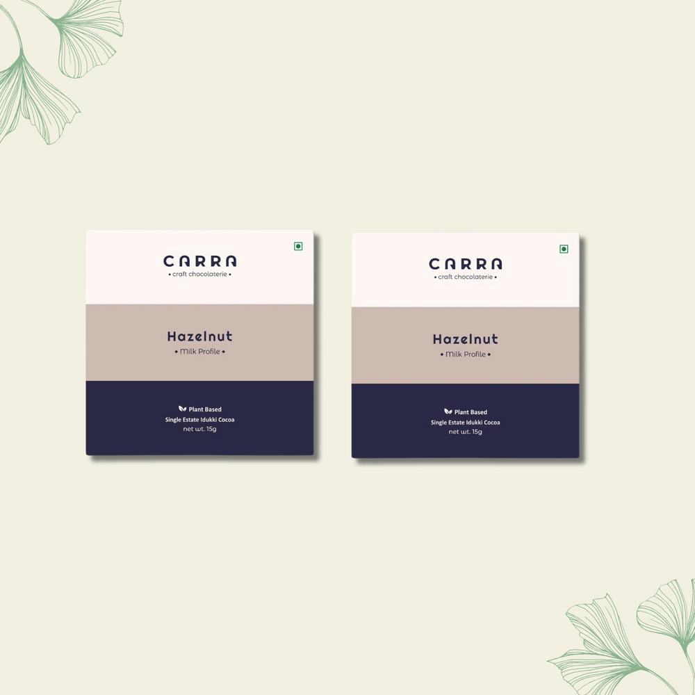 CARRA Hazelnut in Plant Based Milk Chocolate 15G - EarthBased
