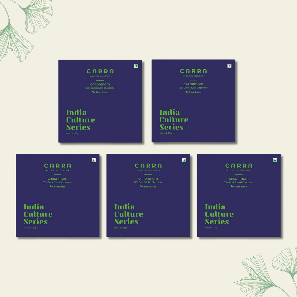 CARRA Cardamom in 55% Dark Chocolate 15G - EarthBased
