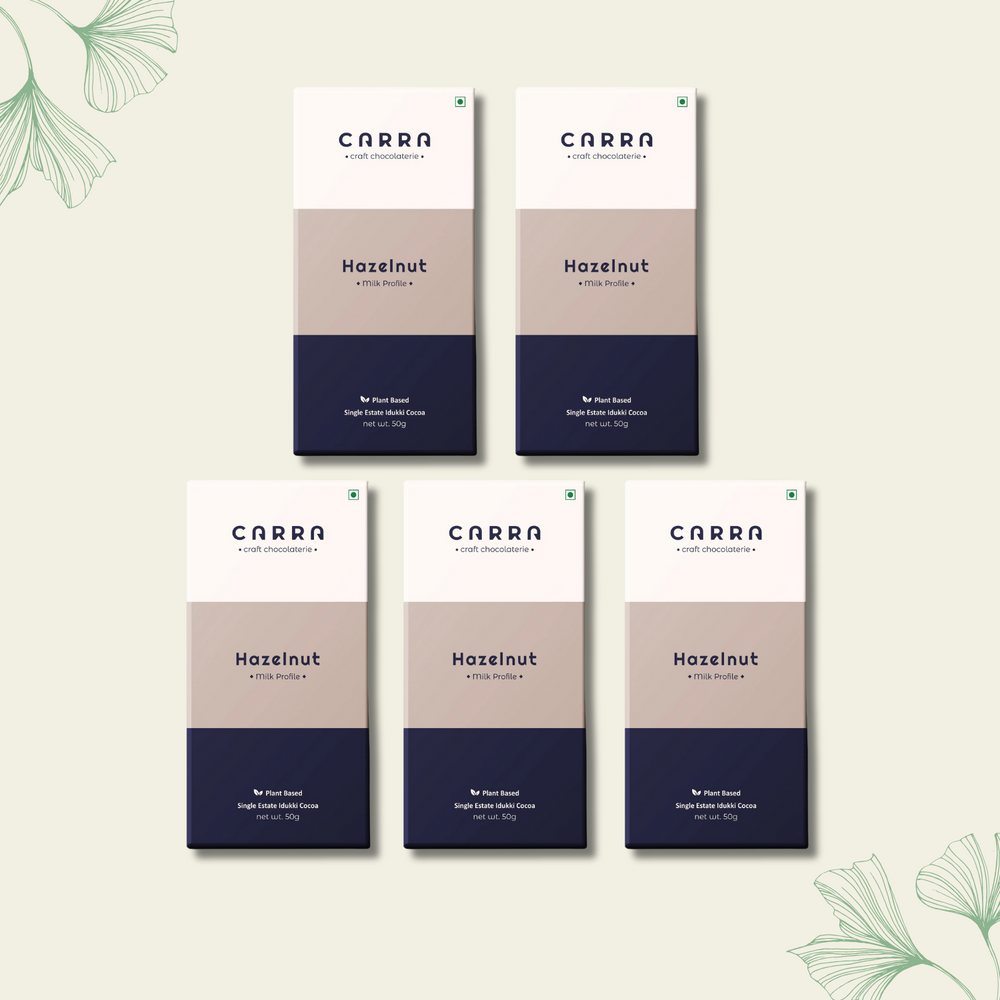 CARRA Hazelnut in Plant Based Milk Chocolate 50G - EarthBased
