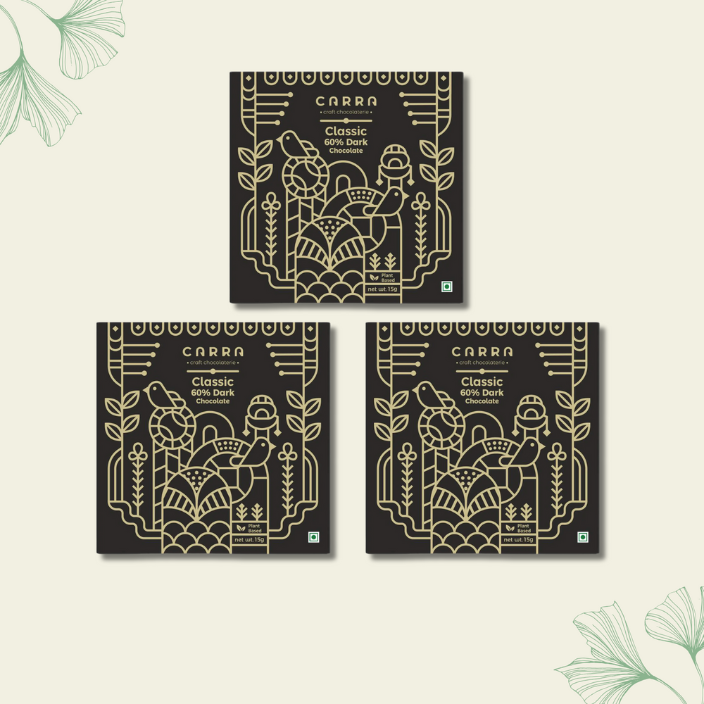 CARRA Classic in 60% Dark Chocolate 15G - EarthBased