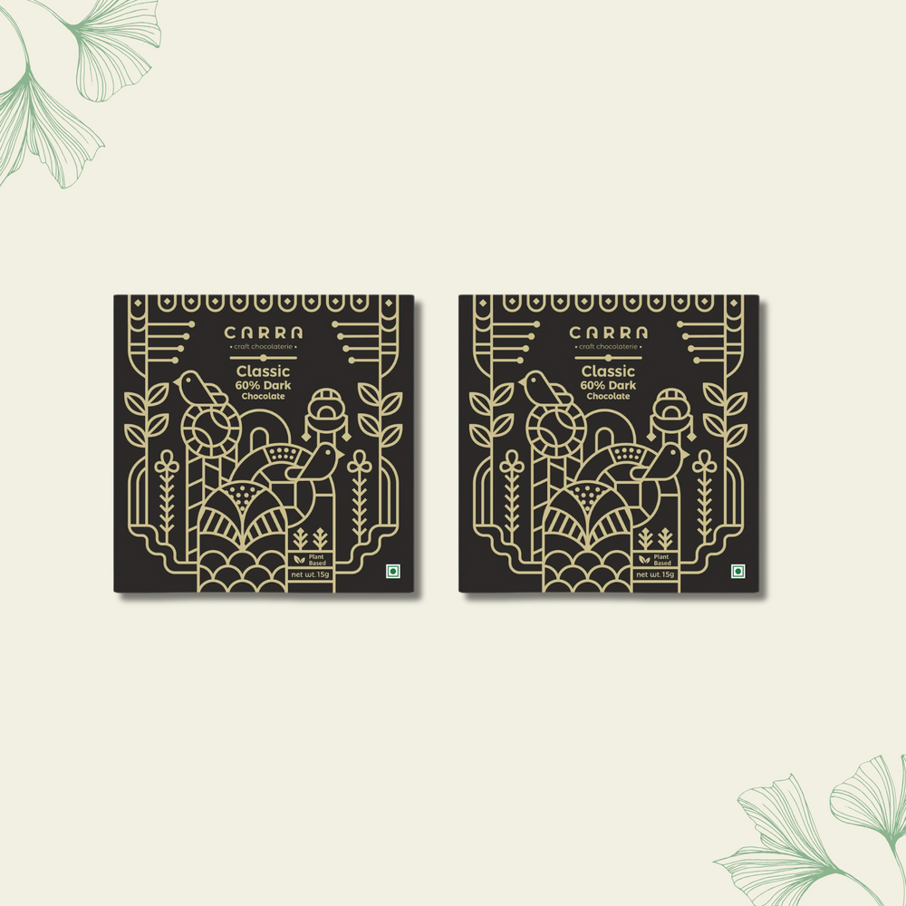 CARRA Classic in 60% Dark Chocolate 15G - EarthBased