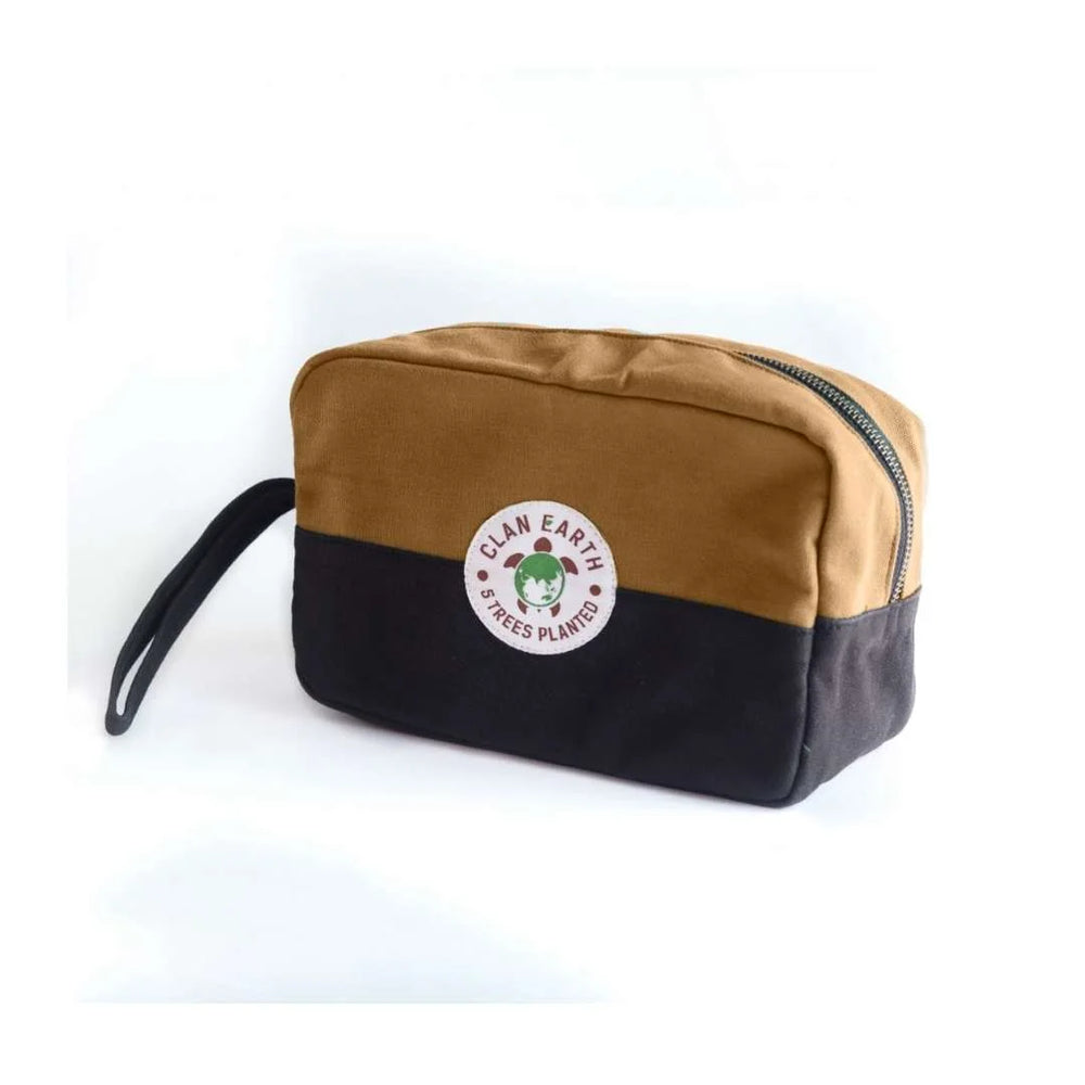Clan Earth Oryx Dopp Kit - Walnut Brown - EarthBased