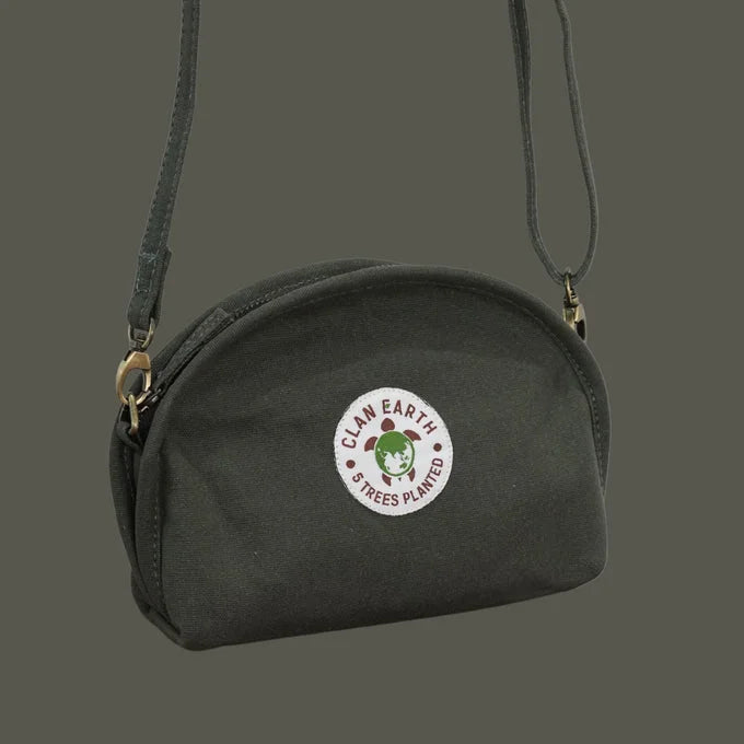 Clan Earth Pika Purse - Charcoal Black - EarthBased