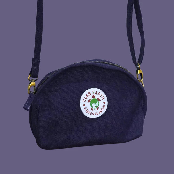 Clan Earth Pika Purse - Navy Blue - EarthBased