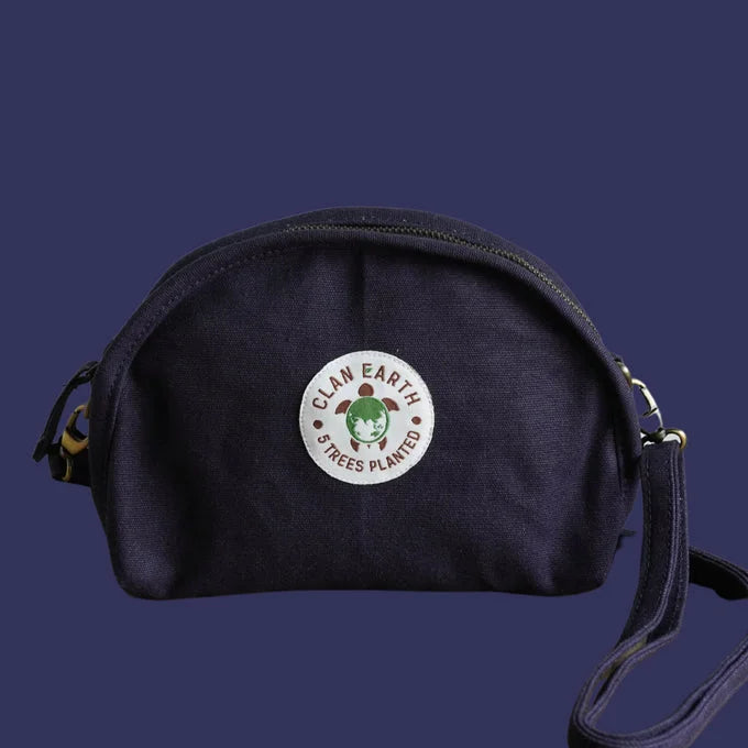 Clan Earth Pika Purse - Navy Blue - EarthBased