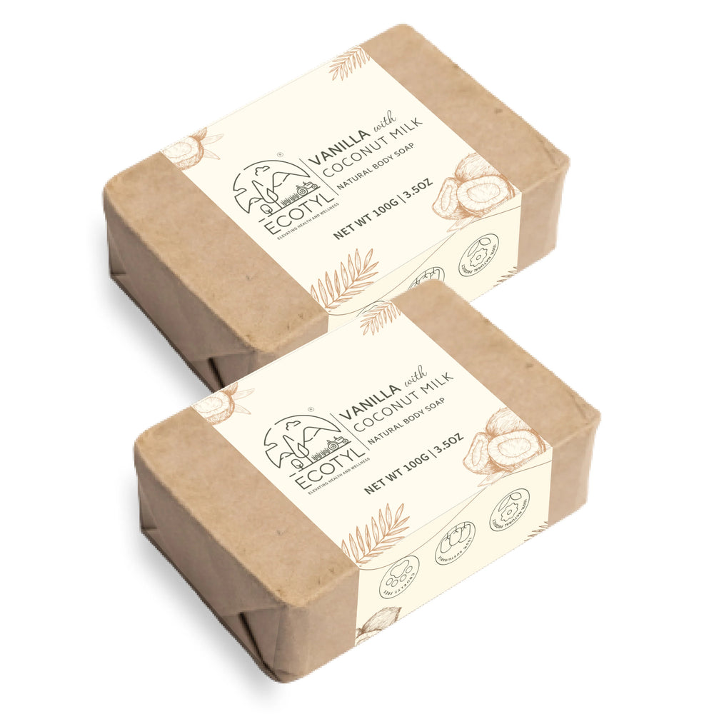 Coconut Milk & Vanilla Soap - Set of 2 | Ecotyl - EarthBased