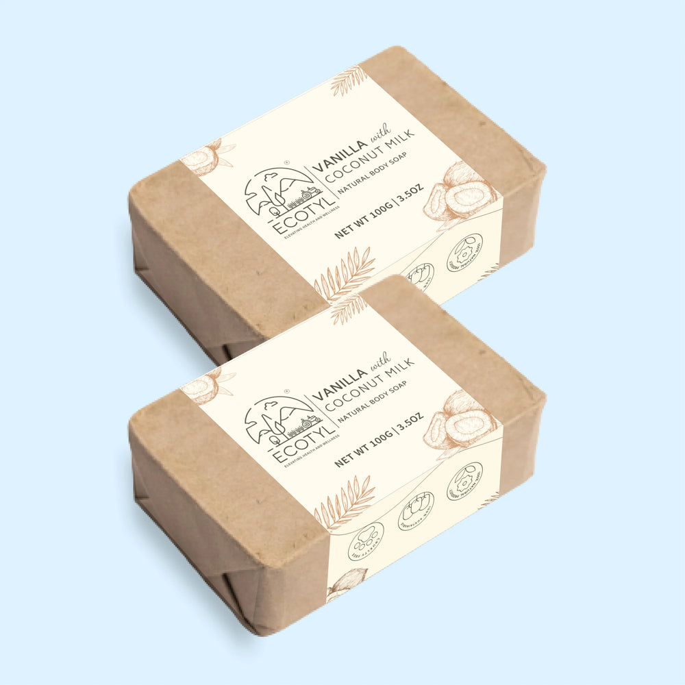 Coconut Milk & Vanilla Soap - Set of 2 | Ecotyl - EarthBased