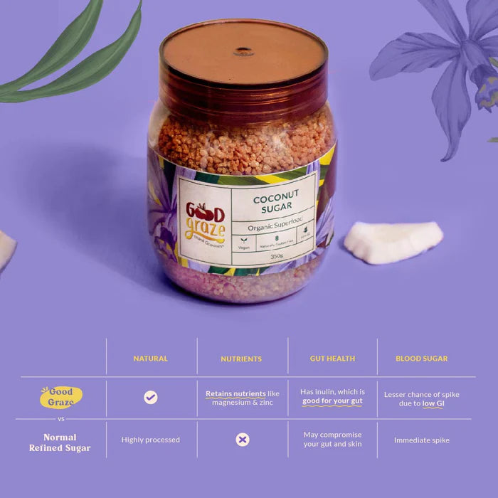 Good Graze Coconut Sugar 350g - EarthBased