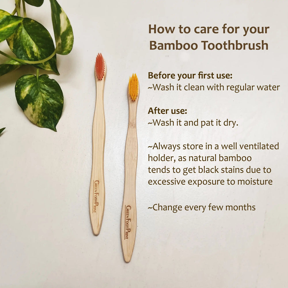 Combo-Bamboo Toothbrush & Bamboo Tongue Cleaner - EarthBased