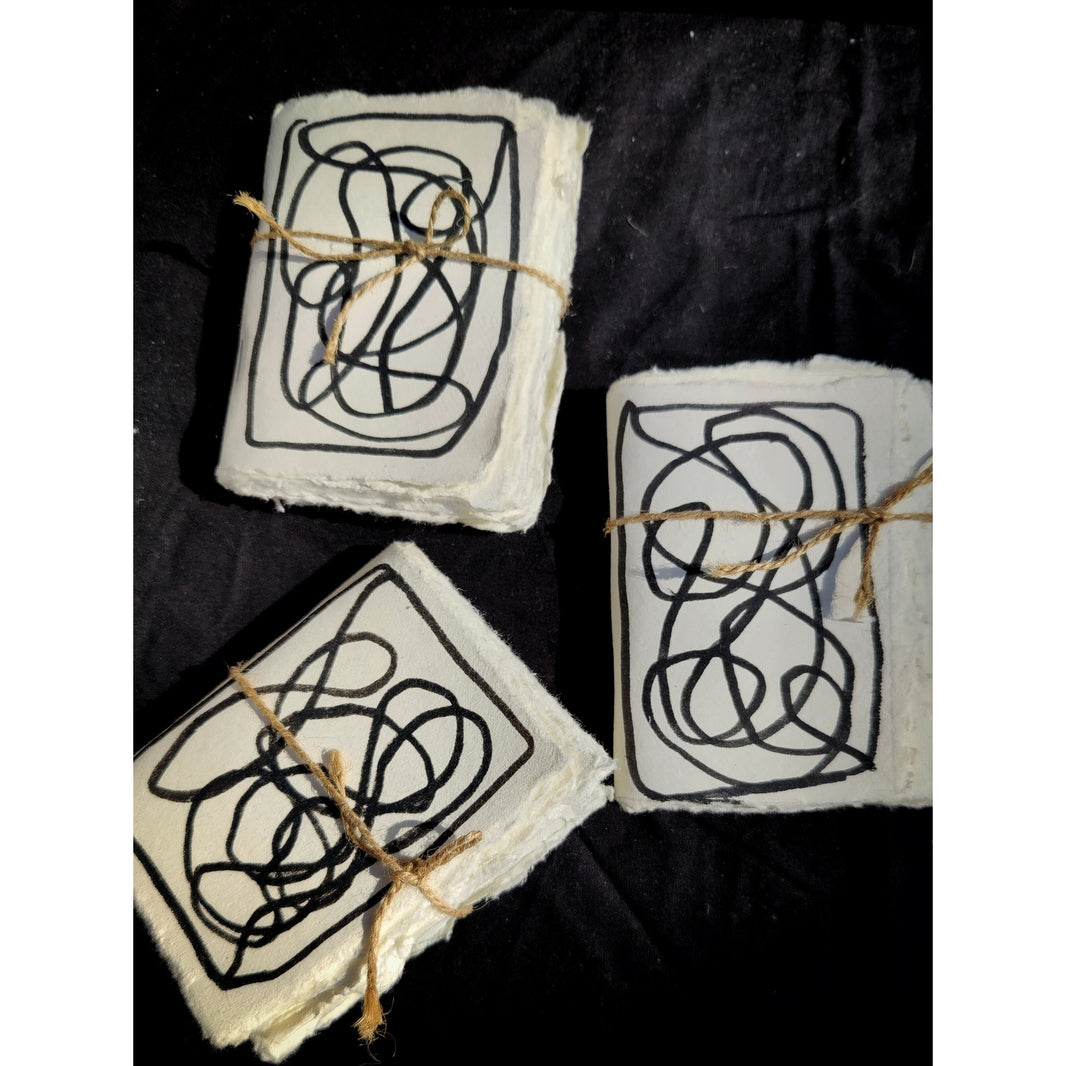 Compact Handmade Therapeutic Journal I Brain Dump (Pack of 2)) - EarthBased