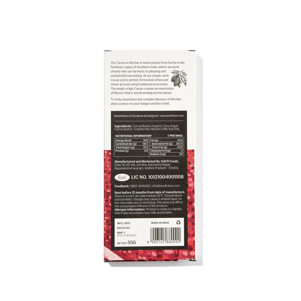 The Cranberry Chilli Chase | Bon Fiction - EarthBased