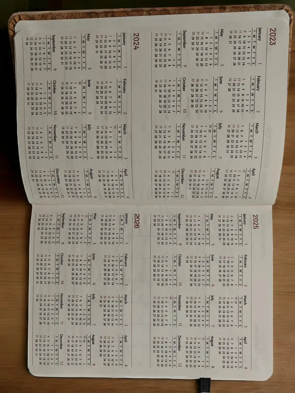 Cork Planner with Bamboo pen | ONEarth - EarthBased