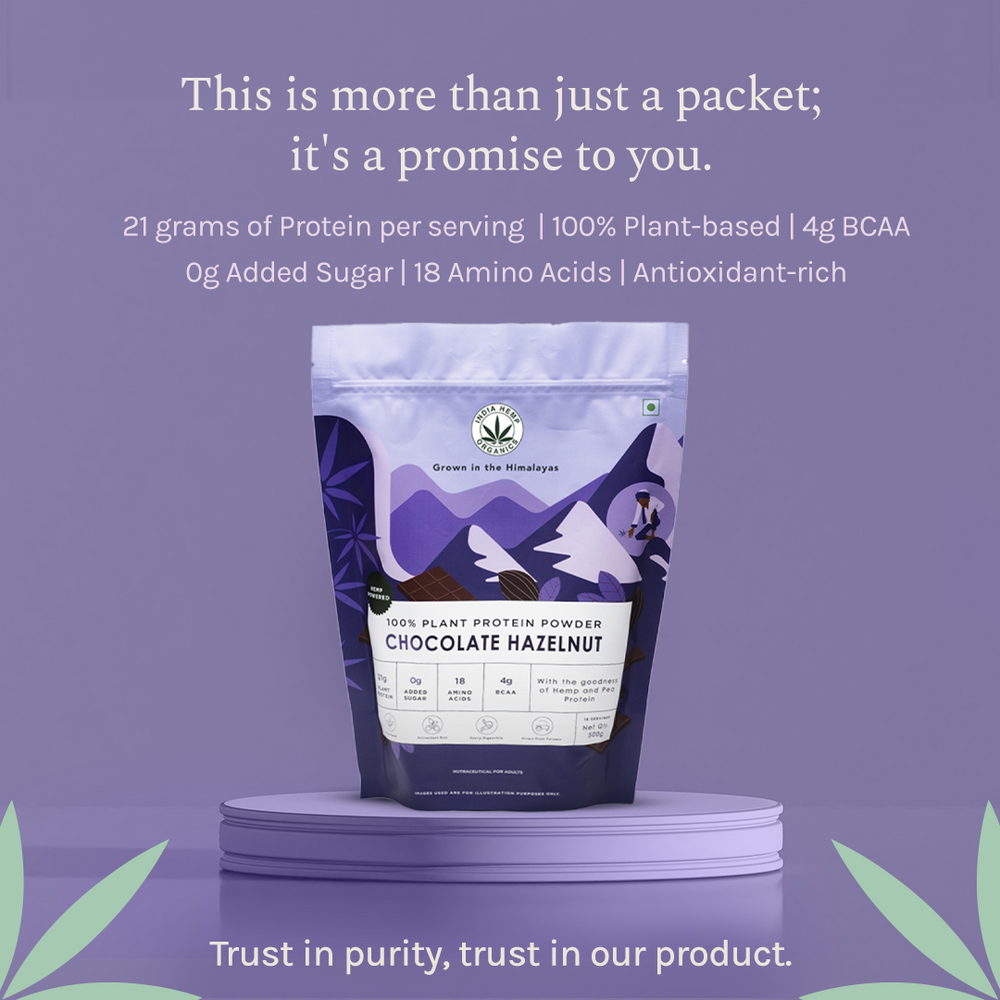 Hemp Protein - Chocolate Hazelnut | 500G (15 SERVINGS) - EarthBased