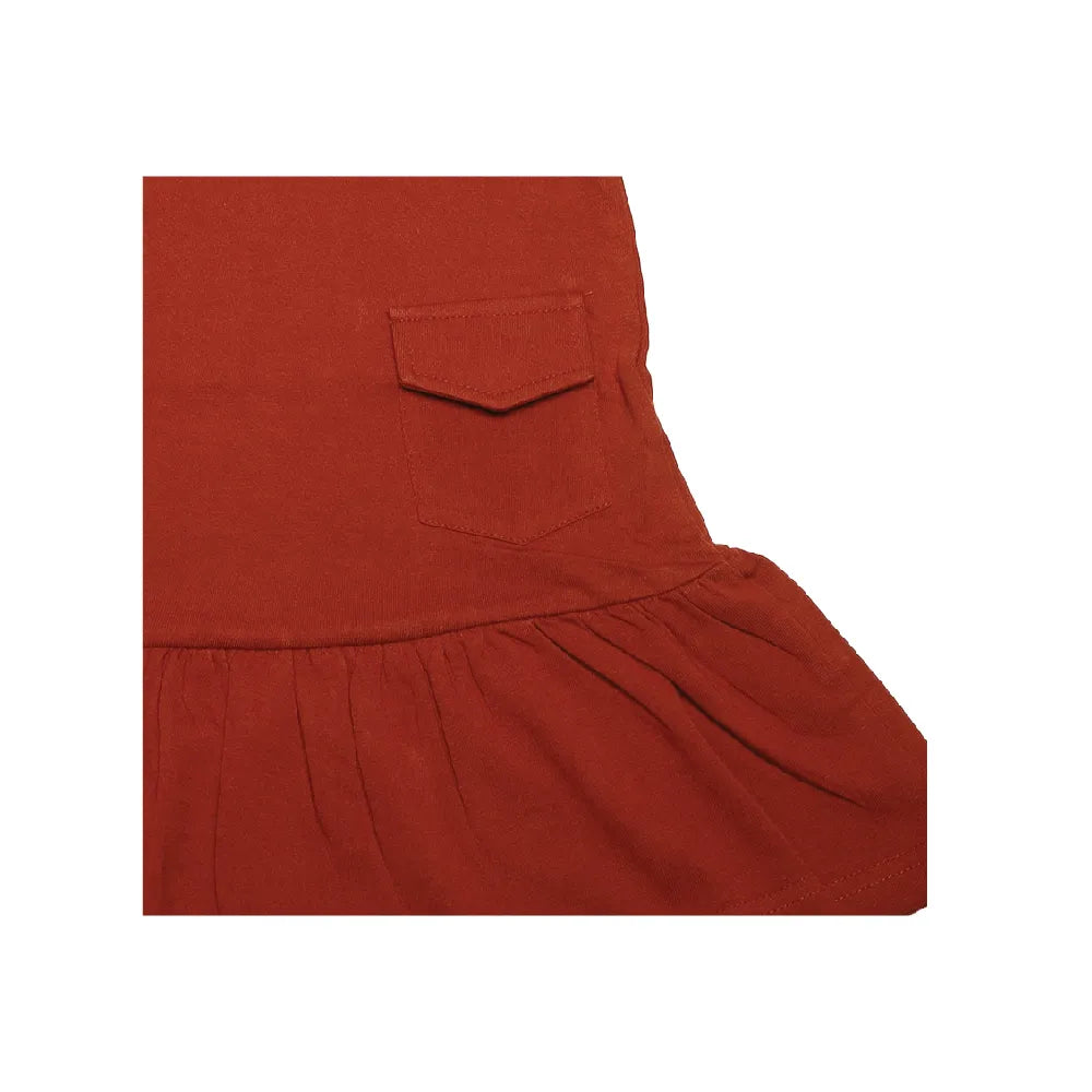 Cuff sleeve frock with flap pockets - EarthBased