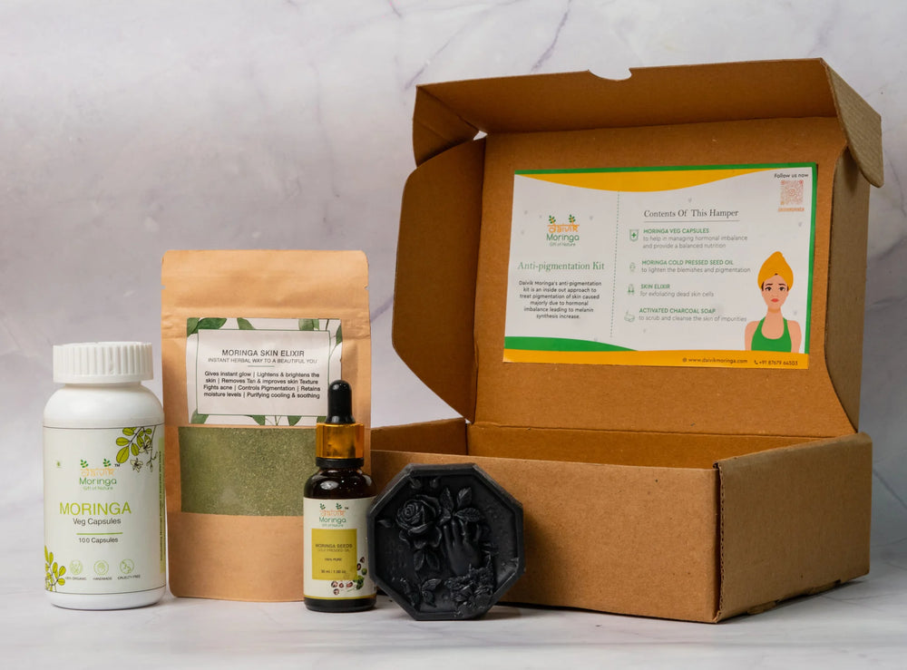 Anti-Pigmentation Kit | Daivik Moringa - EarthBased