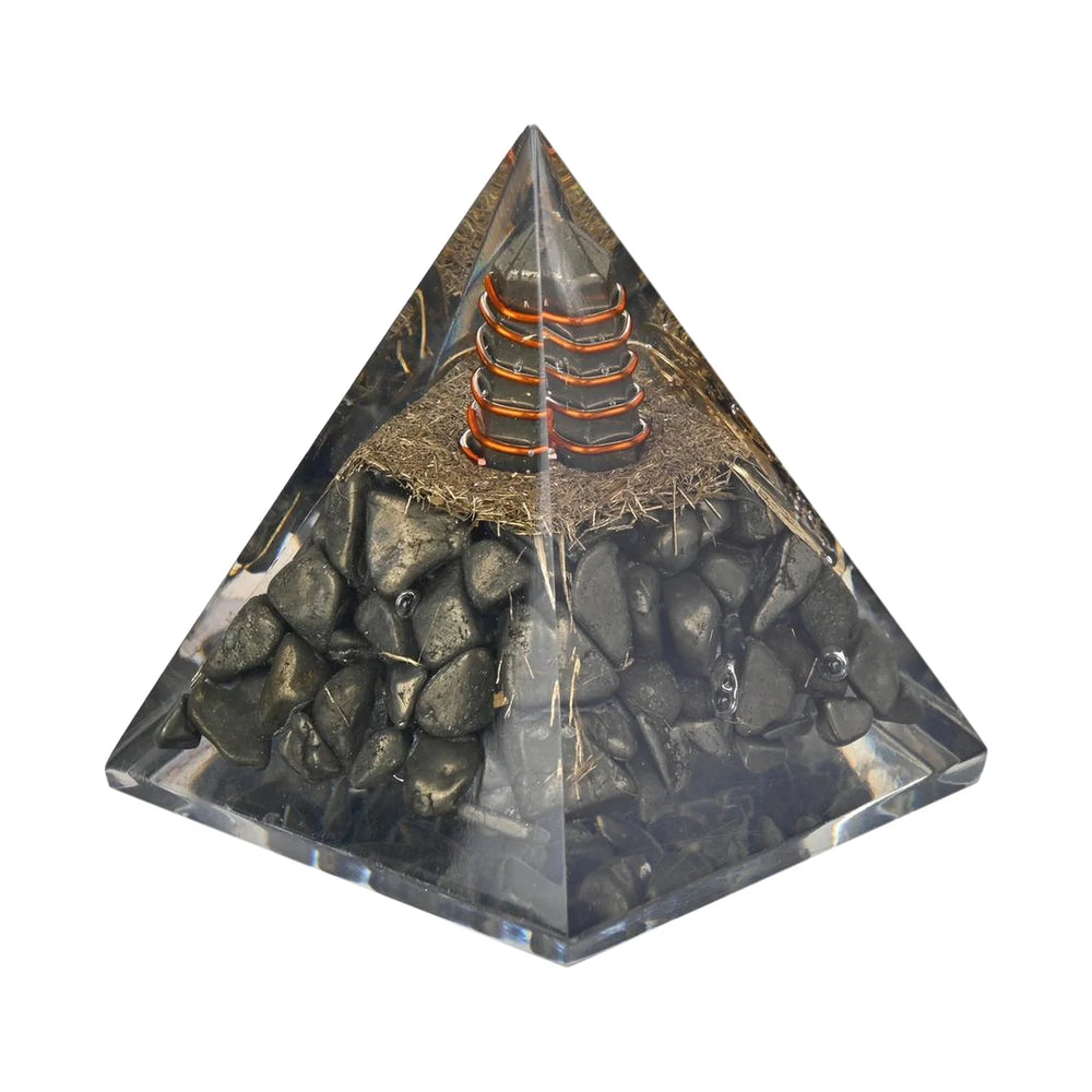 Golden Pyrite Pyramid – Manifest Wealth, Confidence & Protection - EarthBased
