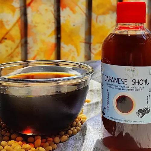 Japanese Shoyu Koikuchi Style Soy Sauce, Naturally Brewed in India under Japanese Guidance, No Preservatives, No Chemicals, No Flavor Enhancer by Posh Flavors - EarthBased